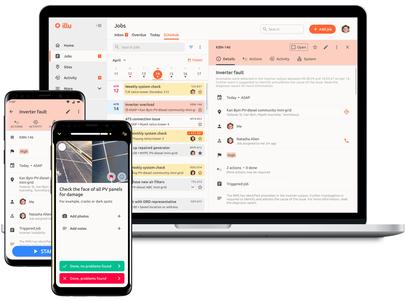Field Work Management Software Illu